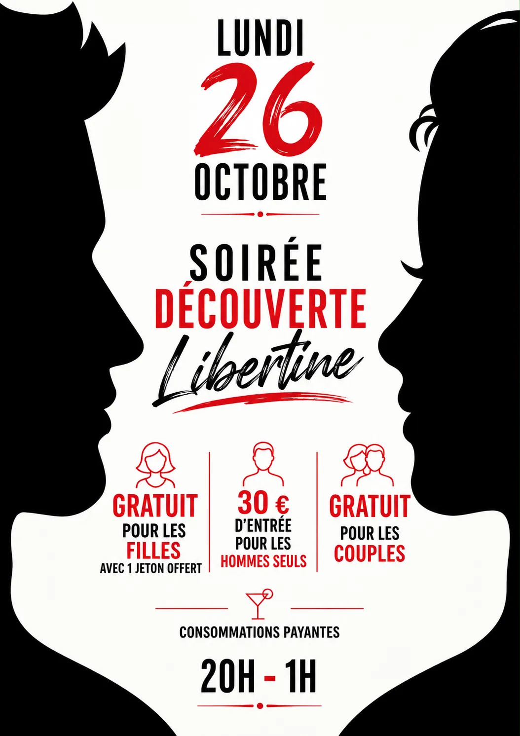 Affiche Soirée Découverte Libertine