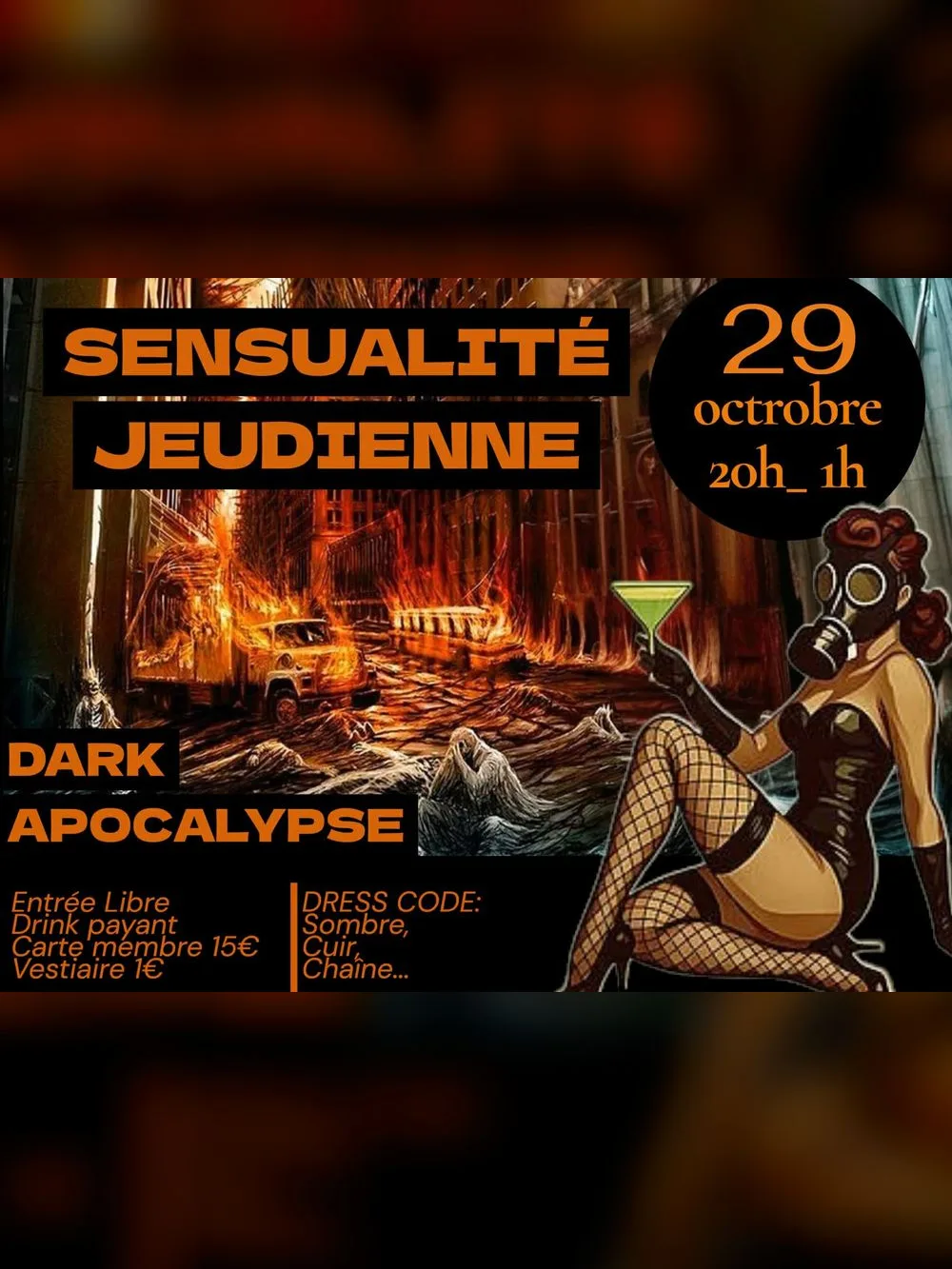 Plakat Sensualité Jeudienne: Dark Apocalypse